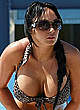 Chanelle Hayes in bikini poolside sexy shots pics