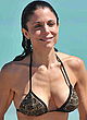 Bethenny Frankel busty wearing skimpy bikini pics