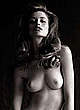 Flavia Lucini shows her boobs b-&-w pics pics