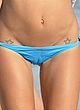 Melissa Satta shows cameltoe in tiny bikini pics