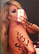 Aubrey O'Day shooting herself all naked pics