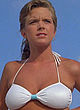 Courtney Thorne-Smith sunning in a white bikini pics