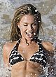 Jennifer Hawkins in bikini top & diving suit pics