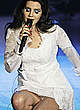 Lana Del Rey upskirt shows pants in concert pics