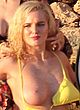 Helen Flanagan naked pics - boob exposed on a beach