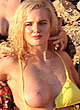 Helen Flanagan naked pics - exposed boob at the beach