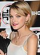 Jessica Stam see-thru to bra at the party pics