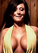 Jenni Farley huge cleavage in yellow shirt pics