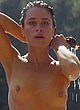 Julie Warner topless & wet beach lakeside pics