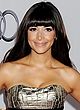 Hannah Simone cleavy in a strapless dress pics