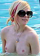 Avril Lavigne naked pics - caught naked at the pool