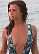 Lucy Mecklenburgh booty in a low cut monokini pics