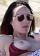 Tamara Ecclestone breast-feeding at the beach pics