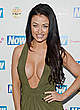 Jess Impiazzi shows legs and cleavage pics