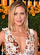 Brittany Snow cleavy in a sexy floral dress pics