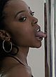 Erica Ash licking a stripper pole pics