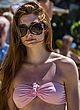 Nicola Roberts busty in pink bikini top pics