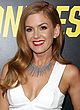 Isla Fisher busty in white plunging outfit pics