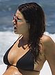 Tahnee Atkinson busty in a tiny black bikini pics