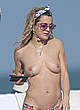 Chelsea Leyland topless on a beach in miami pics