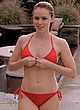 Amanda Schull showing her body in red bikini pics