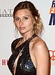 Aly Michalka busty in tight high-slit gown pics
