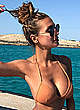 Cristina Buccino deep cleavage in bikini pics
