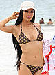 Lisa Opie in bikini on a beach in miami pics
