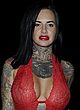 Jemma Lucy showing melons in a sheer top pics