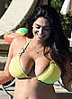 Casey Batchelor pregnant in yellow bikini pics