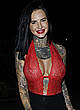 Jemma Lucy in red see trhough top pics