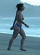 Lola Naymark walking topless on the beach pics