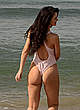 Natasha Blasick in swimsuit on a beach pics