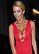 Olivia Attwood deep cleavage in red suit pics