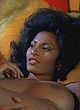 Pam Grier flashing her big boobs in bed pics