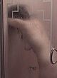 Laura Ramsey exposing left boob in shower pics