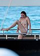 Lily Cole exposing her boobs on a yacht pics