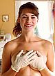 Lyndsy Fonseca nude tits but covered pics