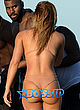 Larsa Pippen goes see thru and topless pics