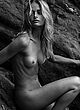 Megan Samperi poses naked on the beach pics
