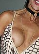 Lizzie Cundy no bra, fully visible boob pics