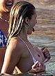 Josie Canseco flashing her bare boobs pics