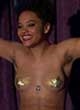 Kiersey Clemons hairy armpit and naked tits pics