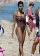 Teyana Taylor see-through sexy swimsuit pics