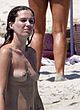 Serena Skov Campbell topless on the beach with bf pics