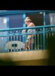 Zara Holland goes naked on the balcony pics