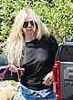 Avril Lavigne naked pics - see through to tits in la