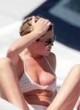 Abigail Clancy shows boobs on the yacht pics