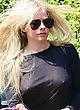 Avril Lavigne naked pics - see-through to tits in la