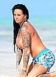 Jemma Lucy visible tits & posing on beach pics